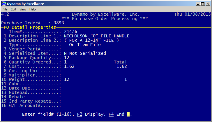 Purchase Order Processing